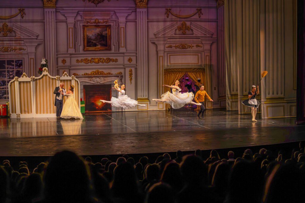 A scene from South Carolina Ballet’s Nutcracker production