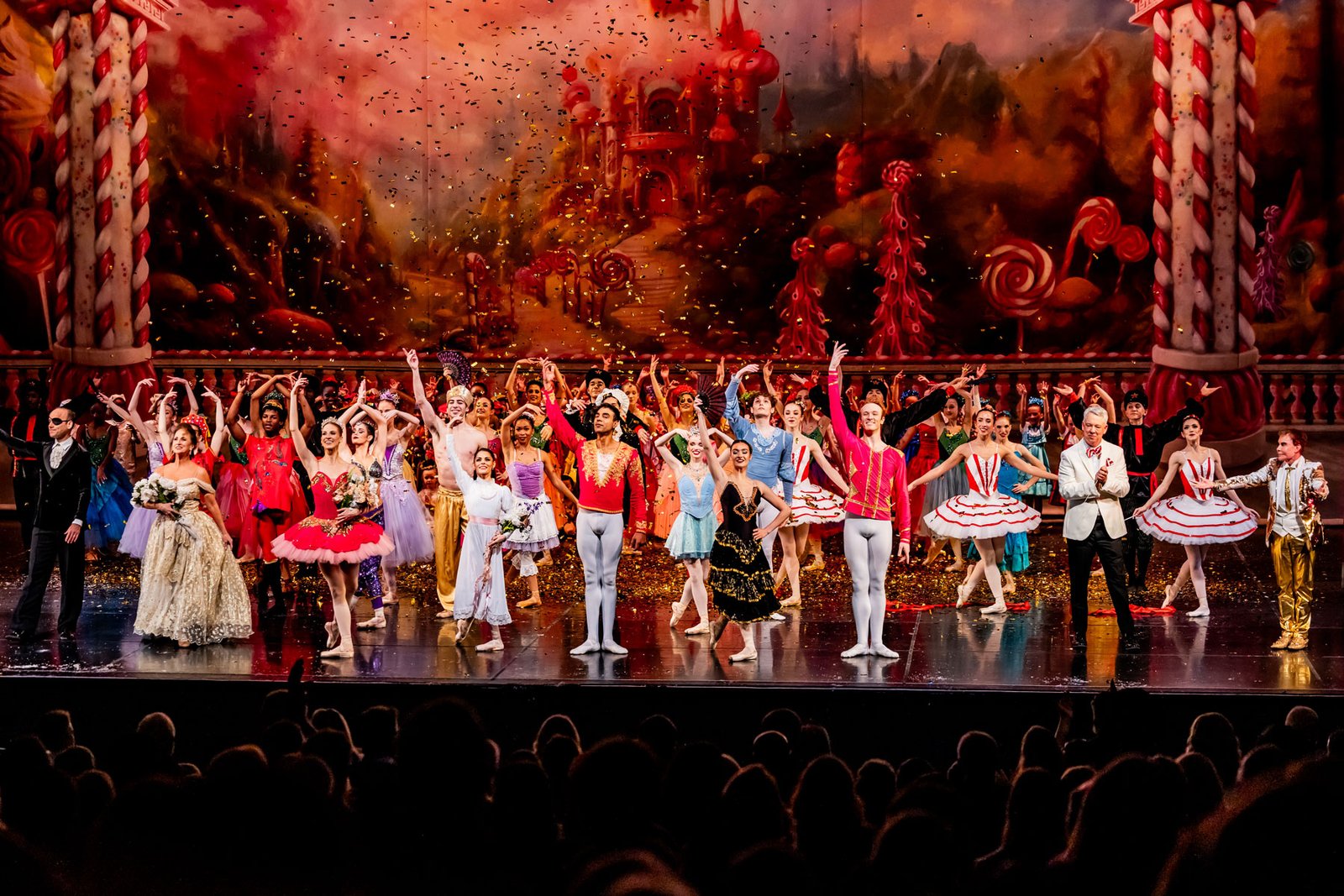 South Carolina Ballet dancers performing Nutcracker at the Koger Center